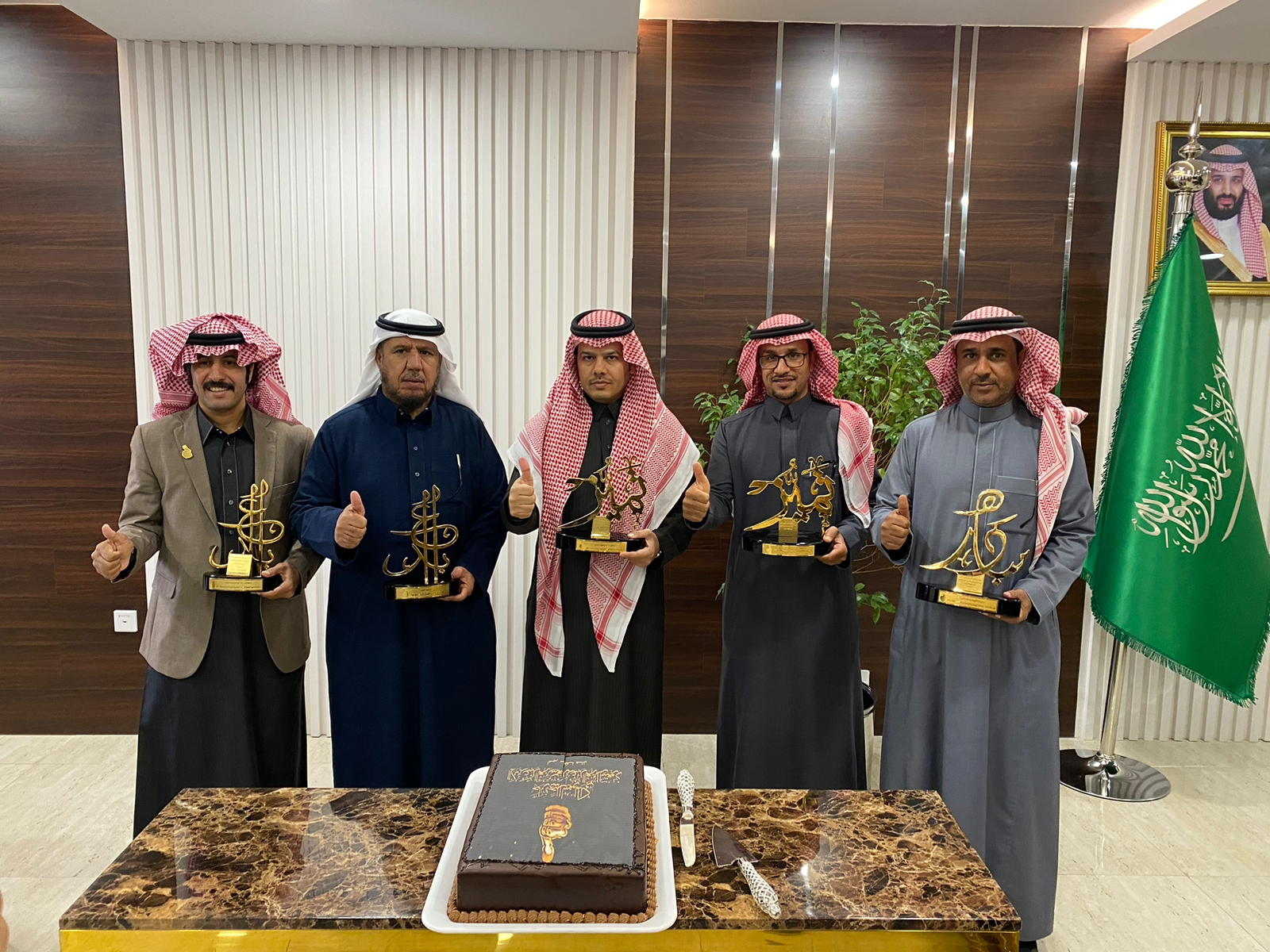 " الحسني " مدير عام فرع وزارة البيئة والمياه يبارك للقطاع الزراعي الحاصل على جائزة بصمة