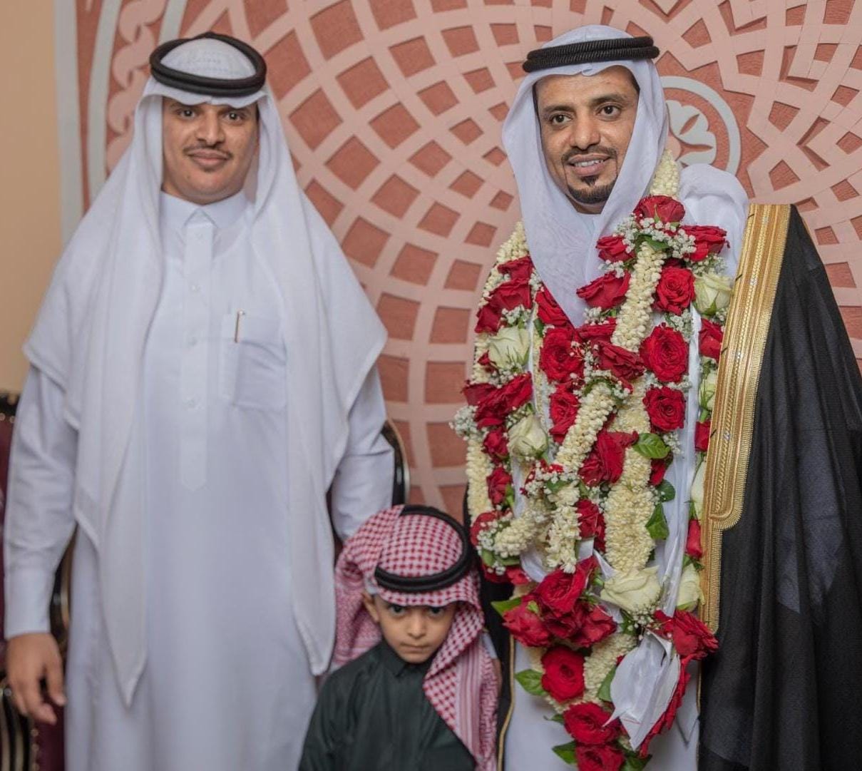 العقيد وجدي القاسمي يحتفل بزواجه على ابنة عبدالله ناشب