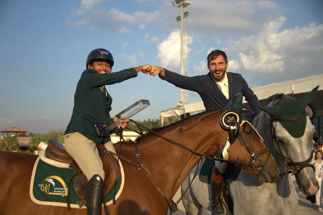 مشاري الحربي فارس كأس السعودية لقفز الحواجز