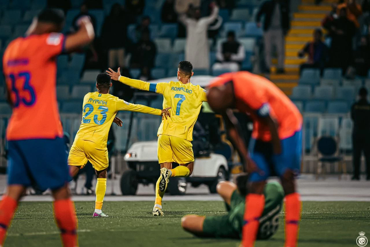 النصر ينتصر بصعوبة على الفيحاء في ذهاب دور ثمن النهائي من بطولة كأس آسيا.