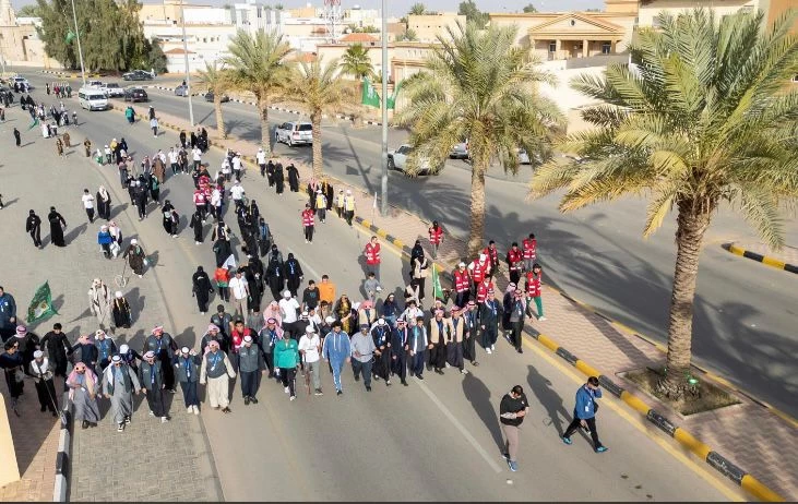فرع وزارة الرياضة بالجوف يقيم عدد من الفعاليات احتفاء بيوم التأسيس 