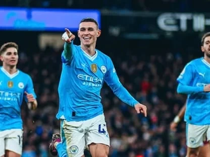 هاتريك فيل فودين يقود المان سيتي للفوز على أستون فيلا بأربعة أهداف مقابل هدف 