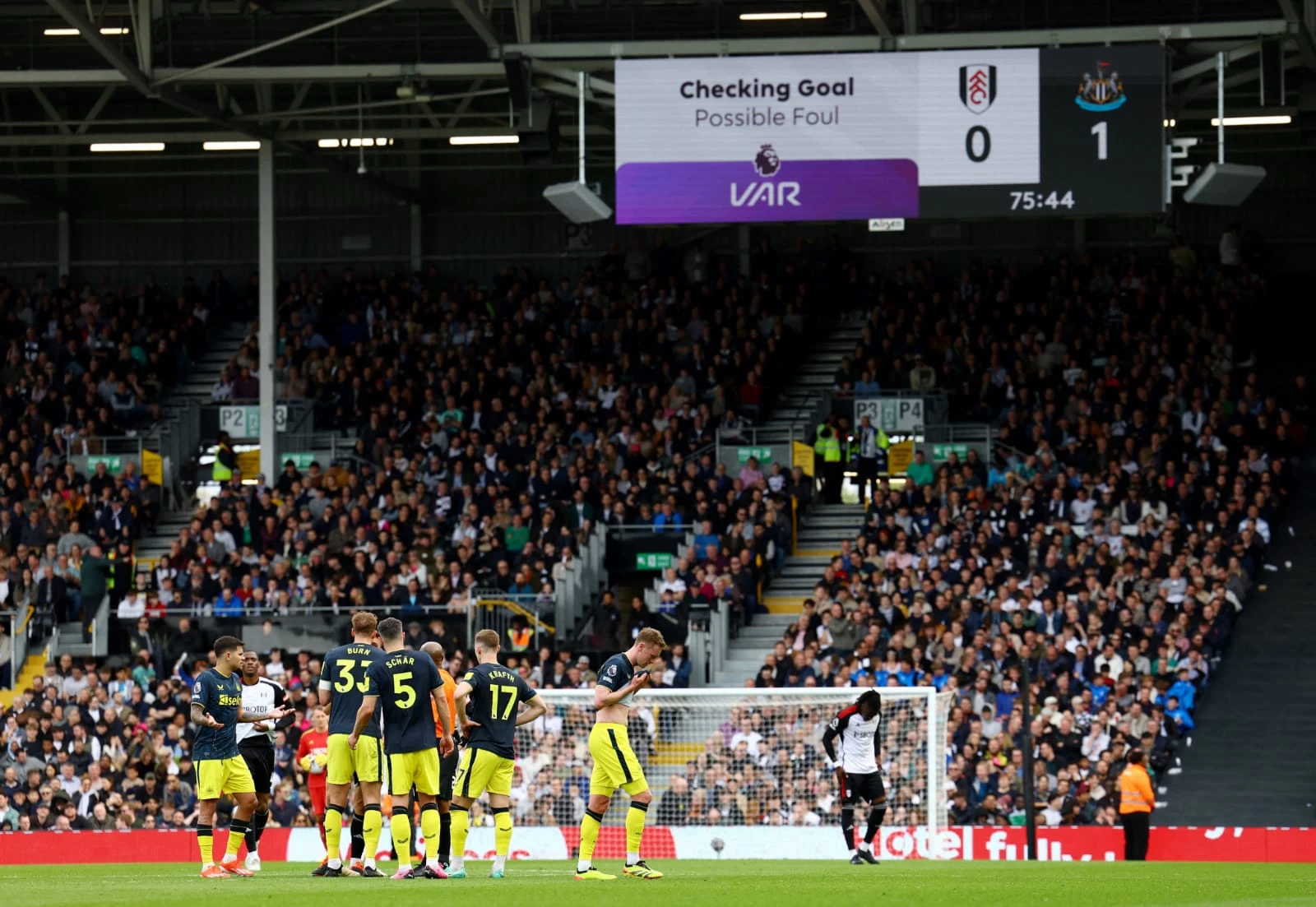 نيوكاسل يهزم فولهام ويحافظ على آماله في التأهل للبطولات الأوربية 