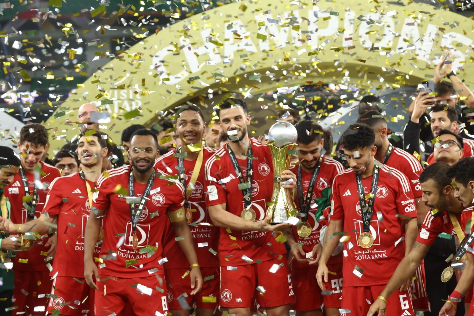 العربي يتوج بلقب السوبر القطري الإماراتي في نسخته الأولى على حساب الشارقة 