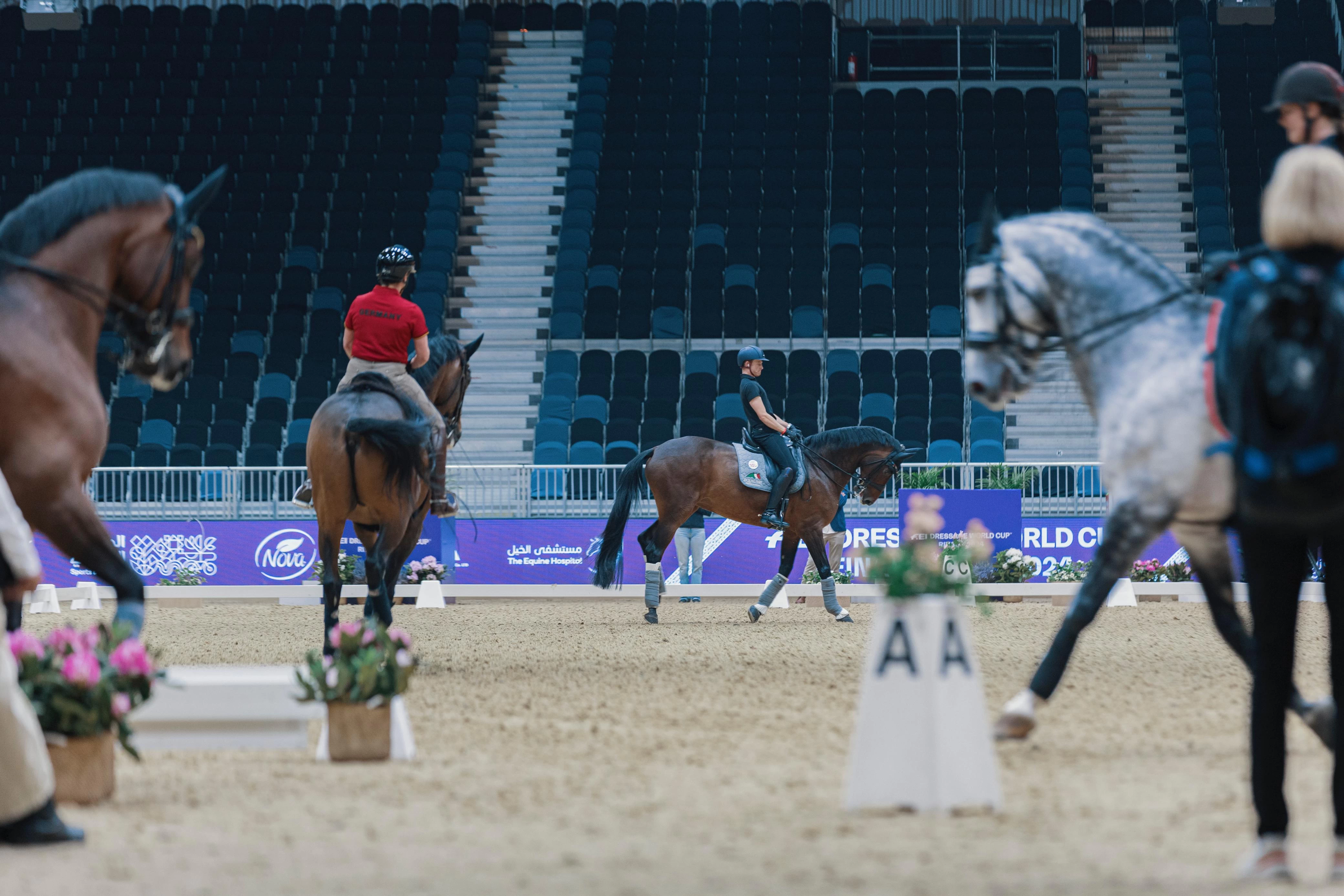 غداً .. انطلاق كأس العالم لقفز الحواجز والترويض