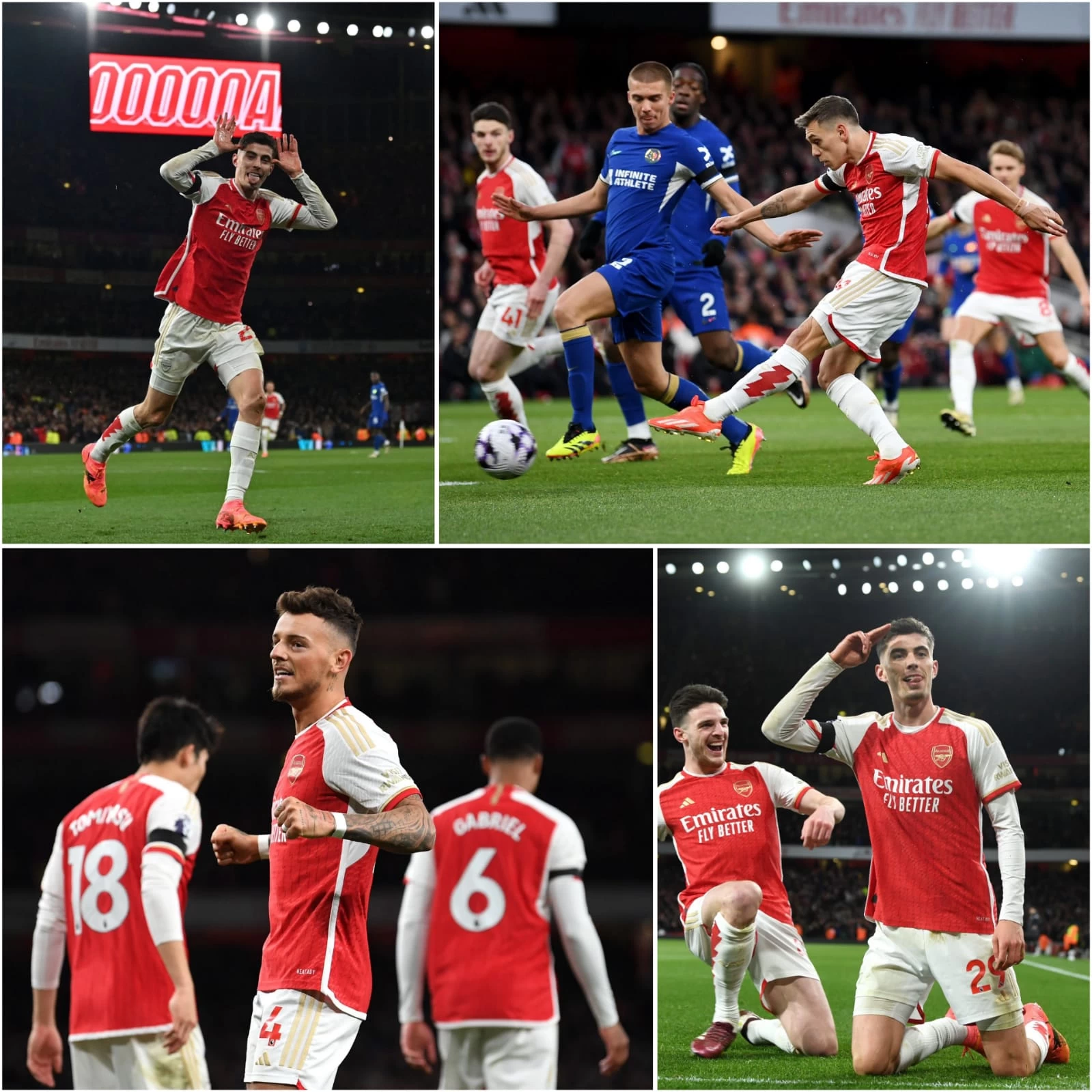 أرسنال يقسو على تشيلسي بخمسة أهداف نظيفة ويستعيد صدارة البريمييرليغ