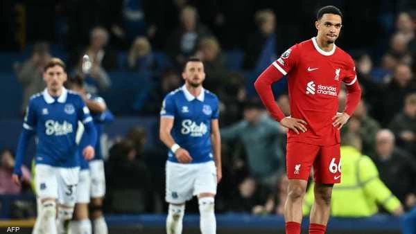 إيفرتون يقضي على آمال ليفربول في تحقيق لقب الدوري الانجليزي 