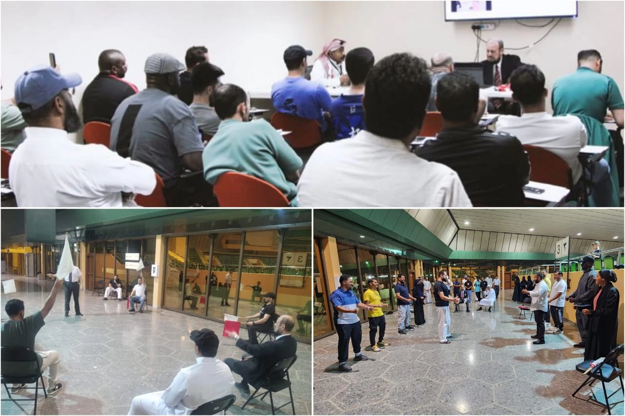 ختام الدورة التدريبية للحكام المستجدين لرياضة الكيوكوشن