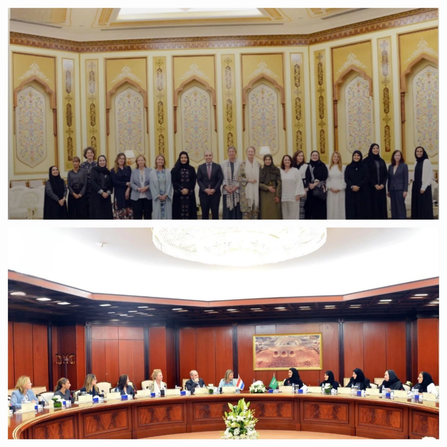 مساعد رئيس مجلس الشورى تلتقي وفدًا قياديًا نسائيًا من مختلف القطاعات بمملكة هولندا 