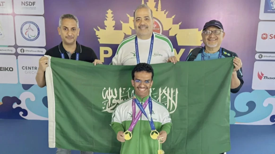 الرباع طلال البلوي يحصد ذهبيتي كأس العالم البارالمبي