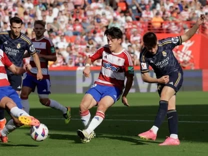 الدولي المغربي إبراهيم دياز يقود ريال مدريد لسحق غرناطة برباعية 