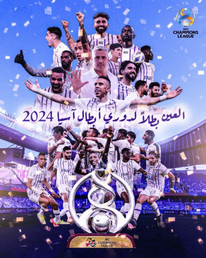 بعد النصر والهلال .. عين الإمارات يقهر يوكوهاما ويتوج بدوري أبطال آسيا