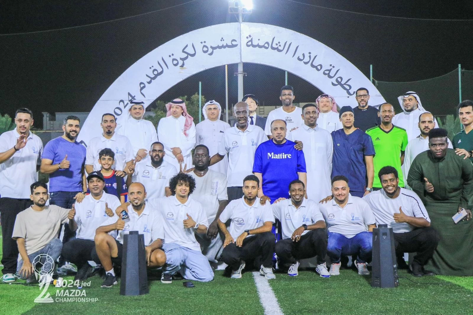 فريق الرسوخ يتغلب على أكاديمية محمد نور ويحقق بطولة كأس مازدا 18