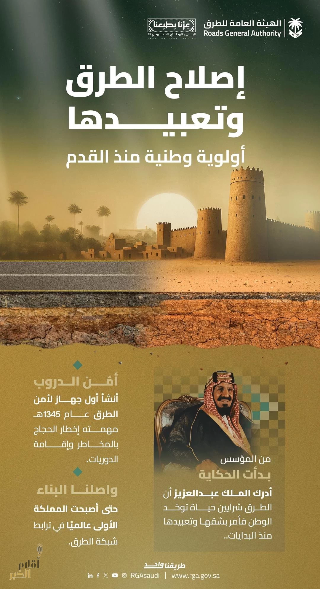 البنية التحتية للطرق من الحجر والجير إلى الأولى عالميًّا في ترابط الطرق