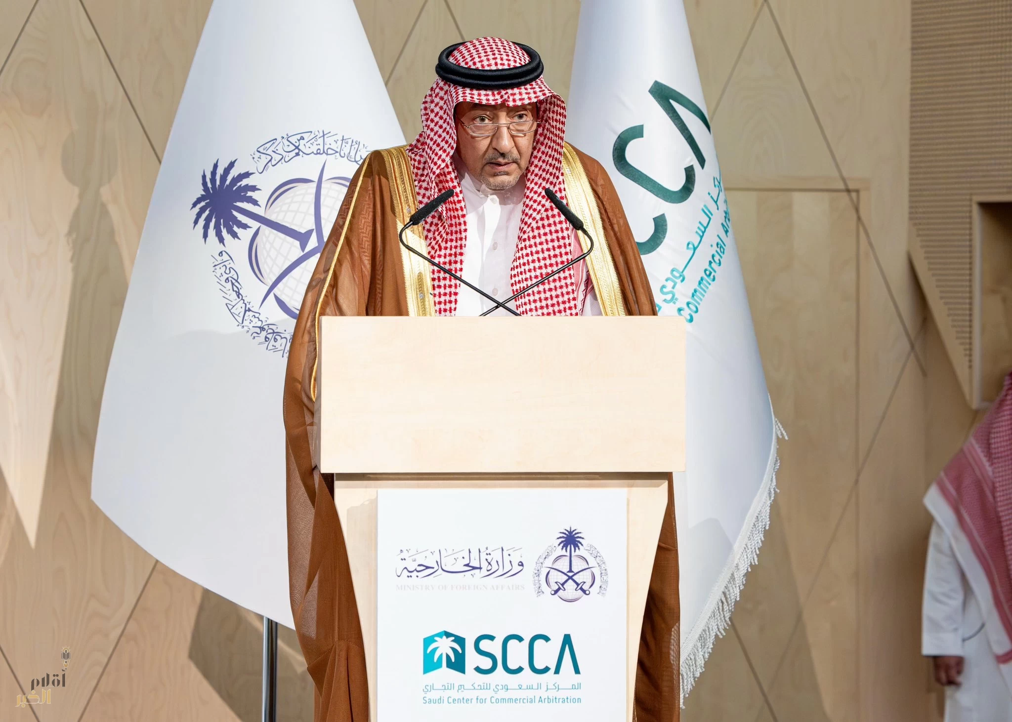 المهندس وليد الخريجي يفتتح ملتقى وزارة الخارجية الأول لليوم العالمي للقانون 2025