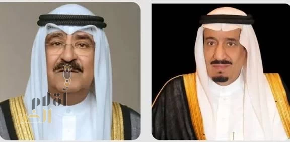 القيادة الكويتية تهنئ خادم الحرمين الشريفين بمناسبة اليوم الوطني الخامس والتسعين للمملكة