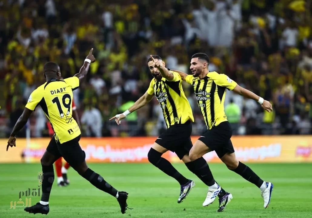 بنزيما يقود الاتحاد لاكتساح الوحدة بسبعة أهداف لهدف 