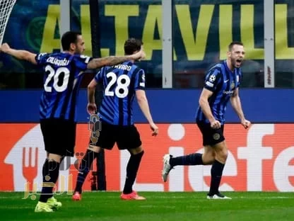 إنتر ميلان يعتلي قمة دوري أبطال أوروبا