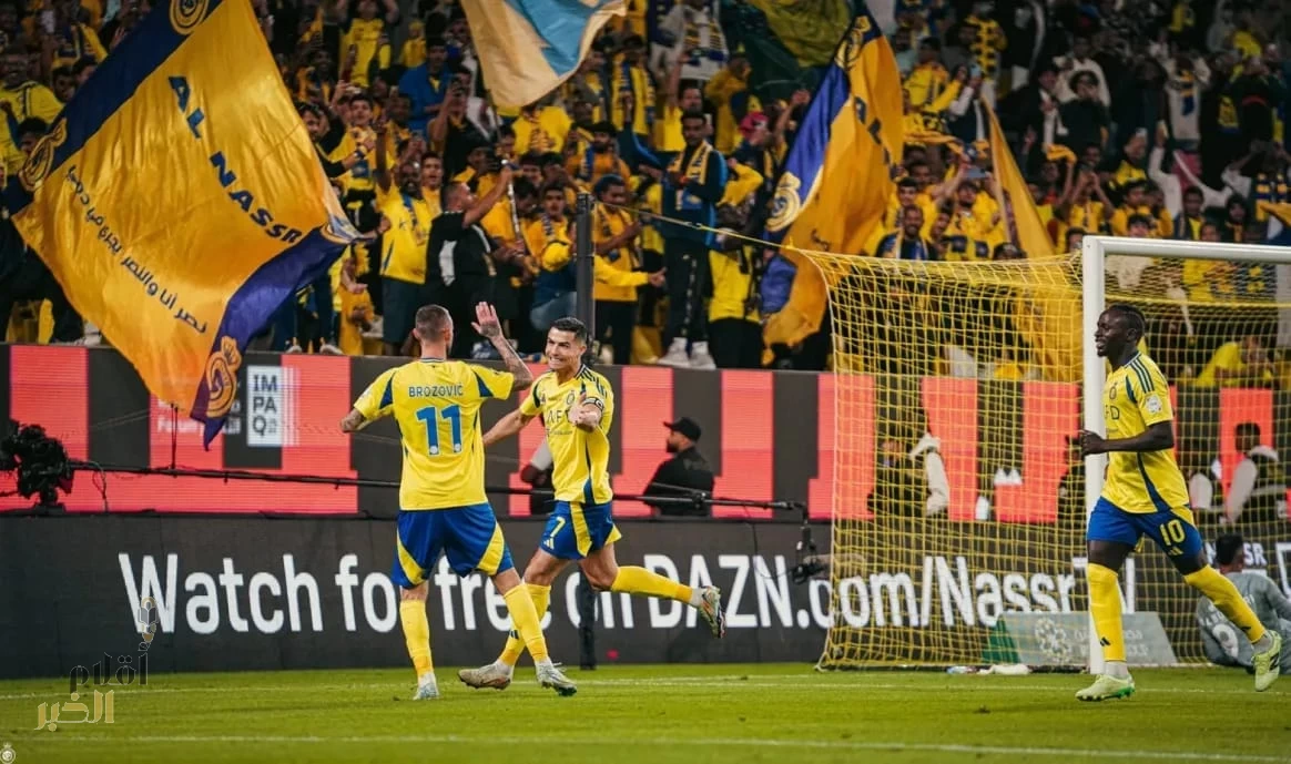 رونالدو يقود النصر لانتصار ثمين على ضمك بثنائية رائعة