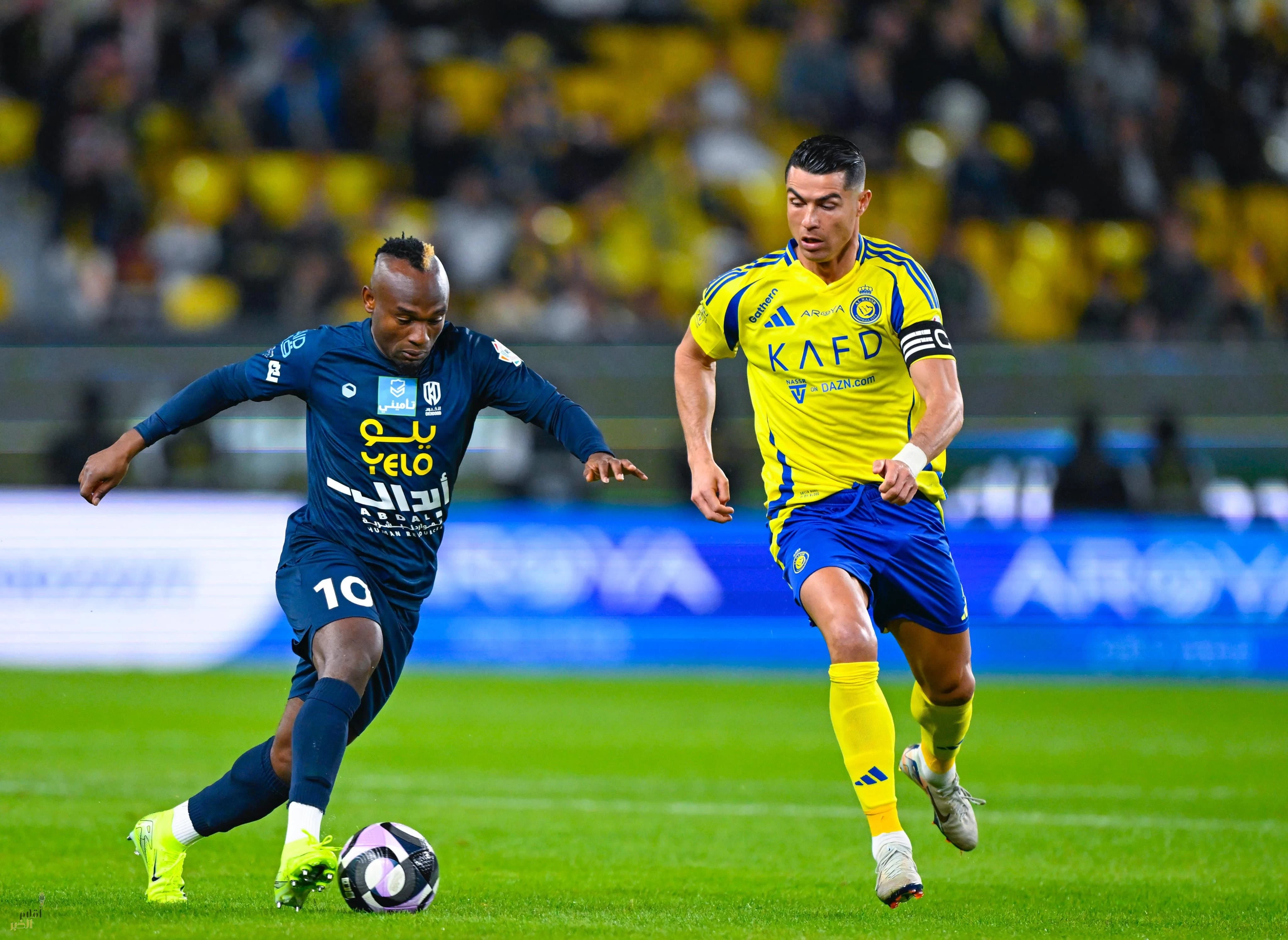 رونالدو يقود النصر لقلب الطاولة على الأخدود