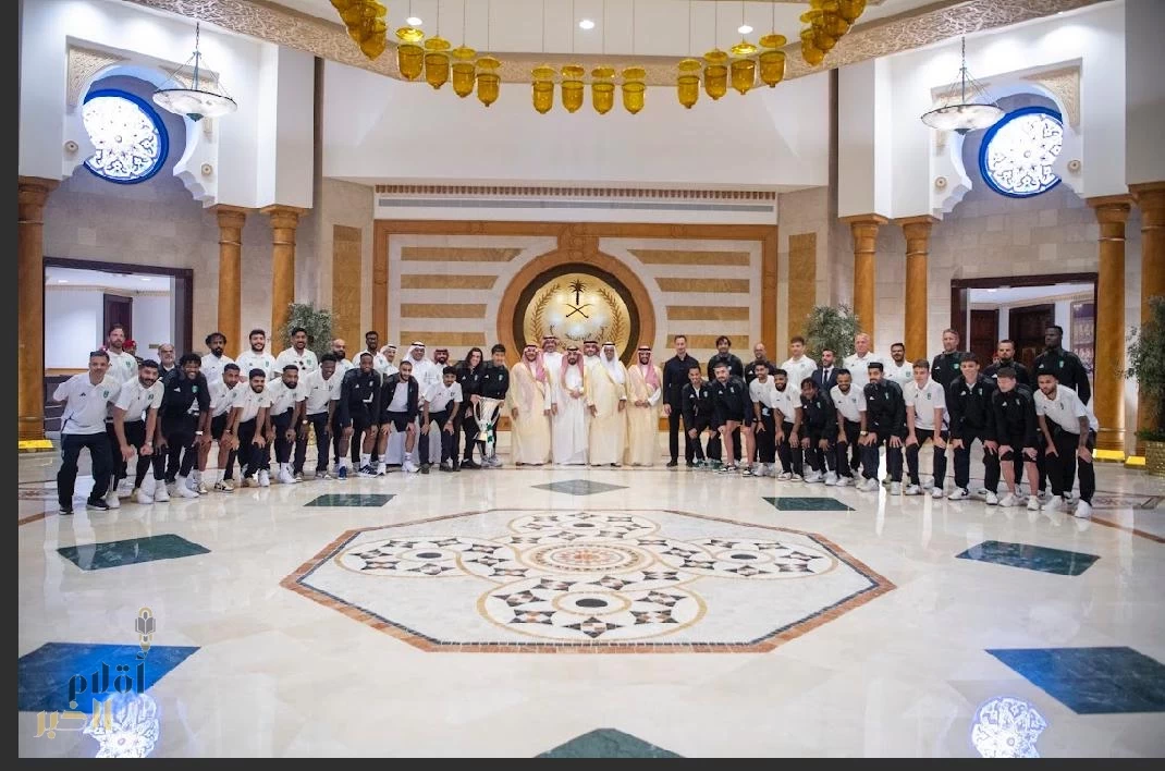 نائب أمير منطقة مكة يستقبل النادي الأهلي بمناسبة فوزه بدوري النخبة الآسيوي :