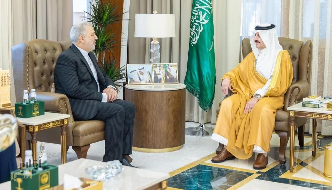 أمير المنطقة الشرقية يستقبل السفير الإيراني لدى المملكة