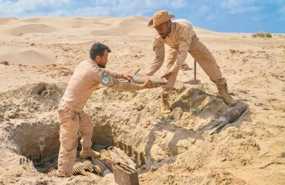 مشروع مركز الملك سلمان للإغاثة "مسام" ينزع 828 لغمًا من الأراضي اليمنية خلال أسبوع