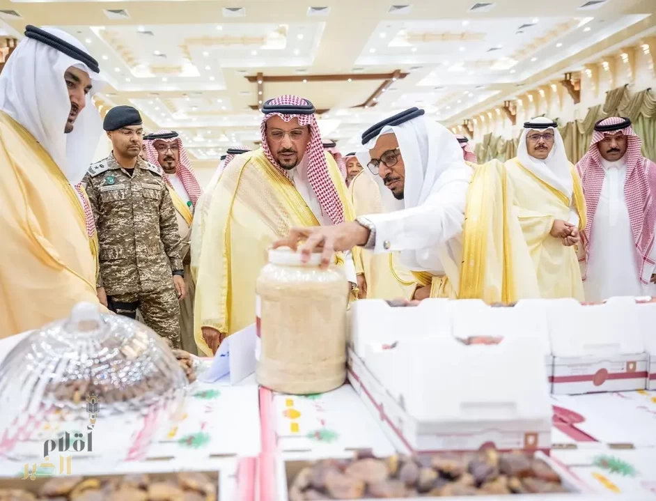 أمير القصيم يرعى حفل مهرجان السكرية الحمراء بالمذنب