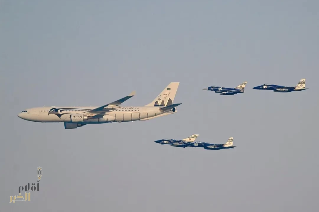 سماء الخبر تشهد عروضًا جوية للمقاتلات السعودية احتفاءً باليوم الوطني