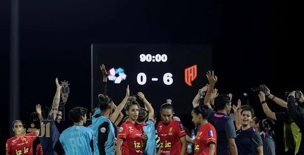 سيدات القادسية يكتسحن نيوم بسداسية 