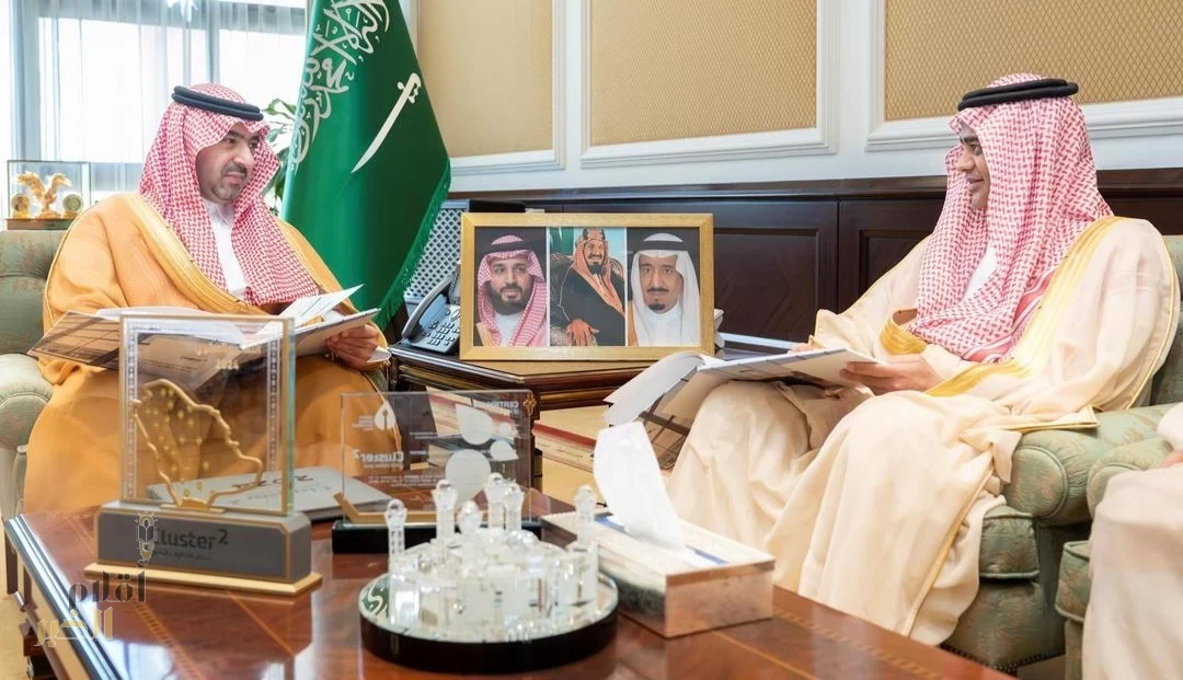 نائب أمير منطقة تبوك يستقبل الرئيس التنفيذي لتجمع مطارات الثاني