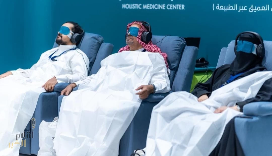 "العلاج بالصوت" يجذب الزوار في "عش بصحة" ضمن ملتقى الصحة العالمي