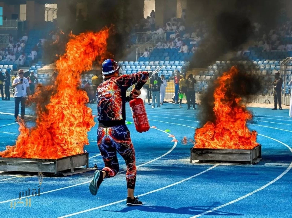 أربعة سباقات جسدت روح المنافسة في بطولة العالم لرياضة الإطفاء والإنقاذ بالرياض