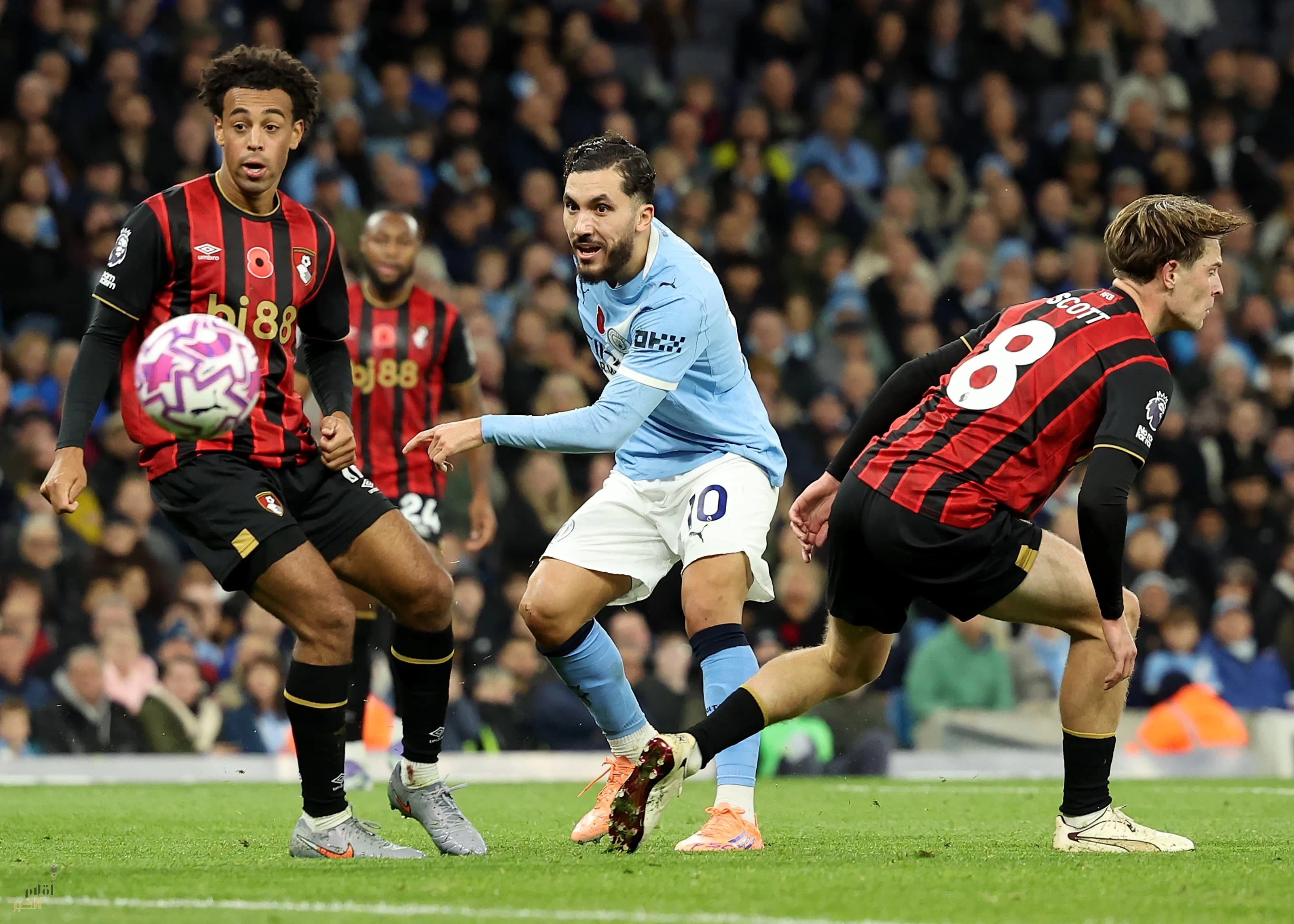 هالاند يقود مانشستر سيتي لاكتساح بورنموث