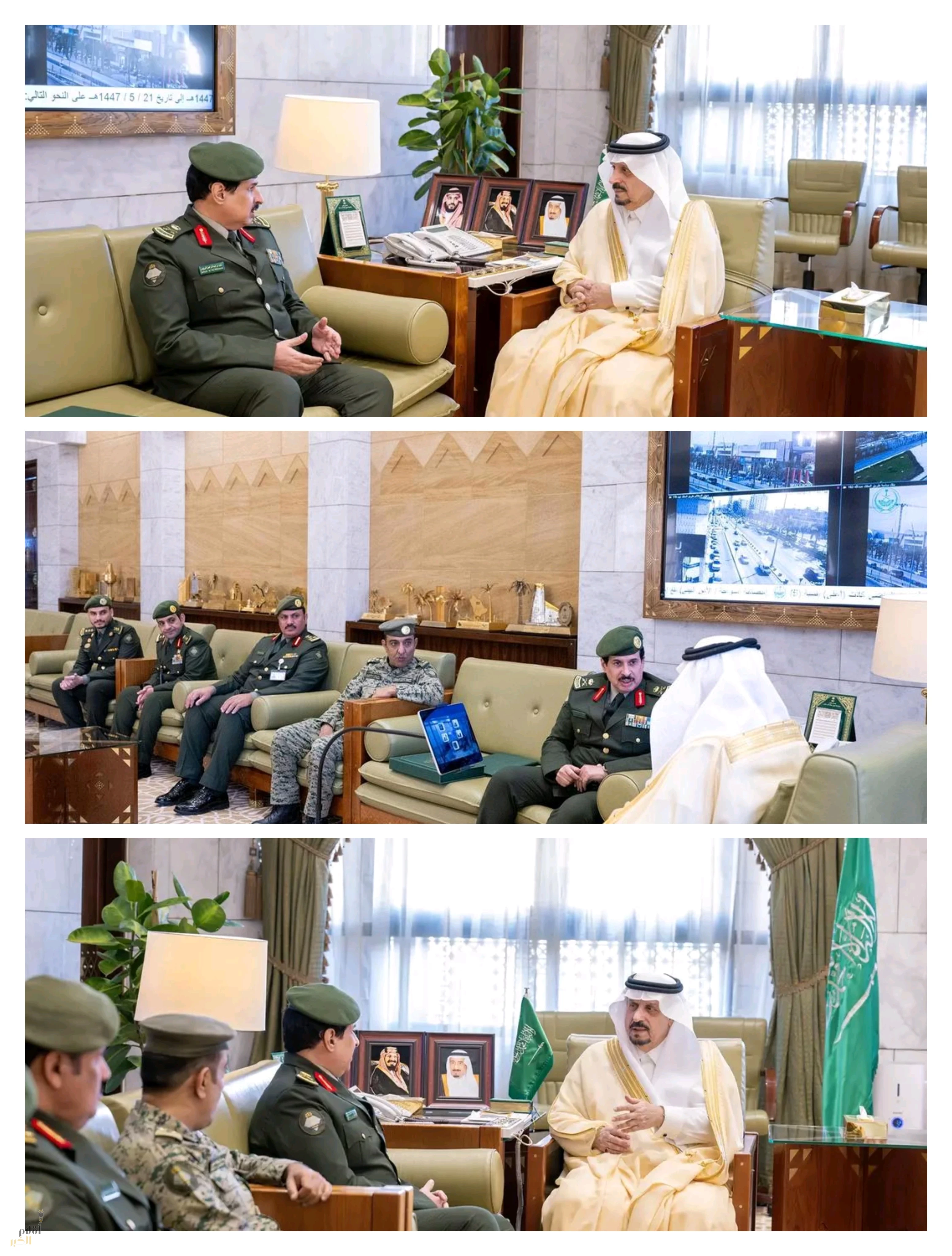 أمير الرياض يطلع على التقرير السنوي لأعمال جوازات المنطقة لعام 1446