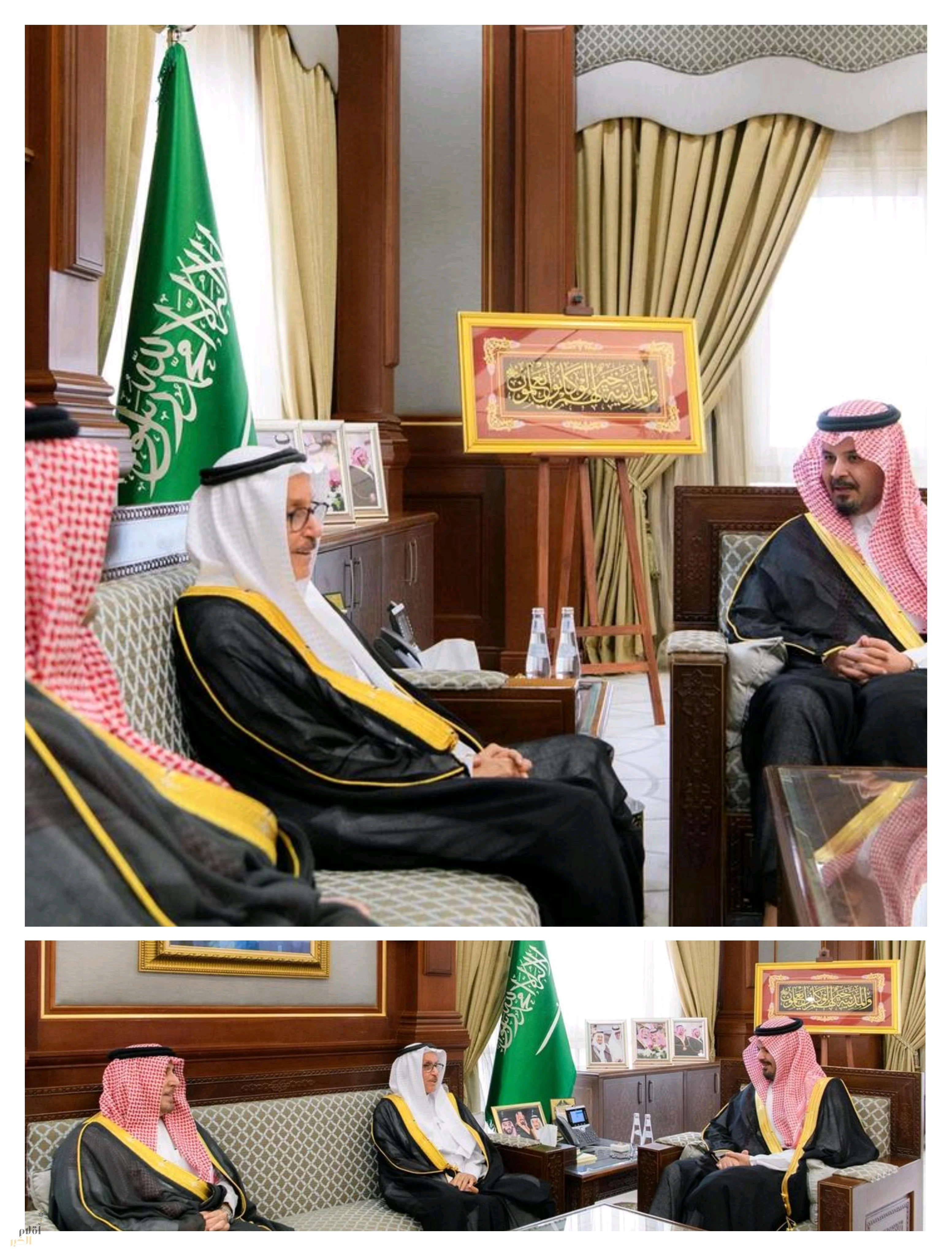 أمير المدينة المنورة يستقبل الرئيس التنفيذي والعضو المنتدب لشركة المواساة ويطّلع على مشروع مستشفى ينبع الصناعية