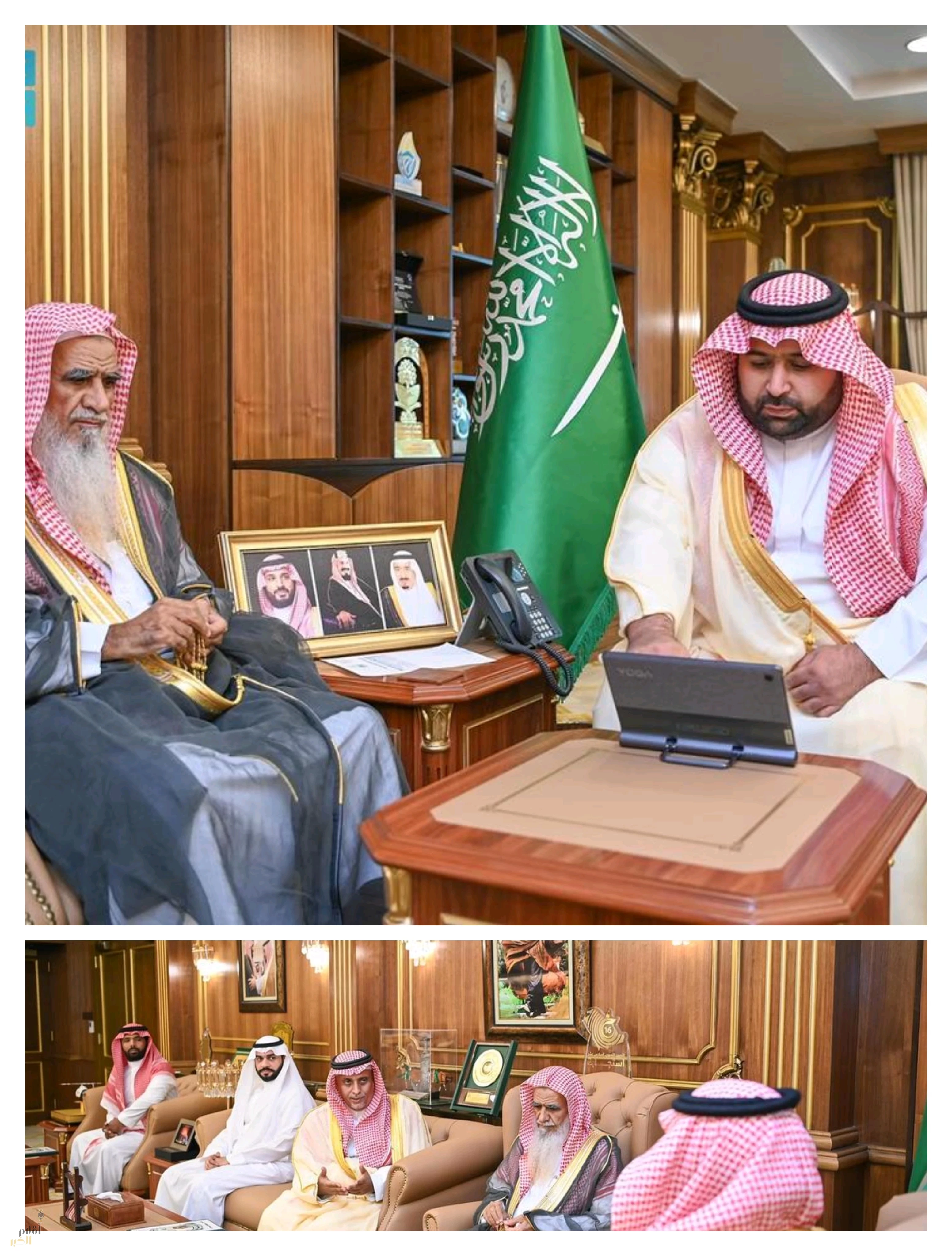 أمير جازان يستقبل المستشار الشرعي بفرع الإفتاء ويدشّن برنامج "معًا.. شرع وأمن"