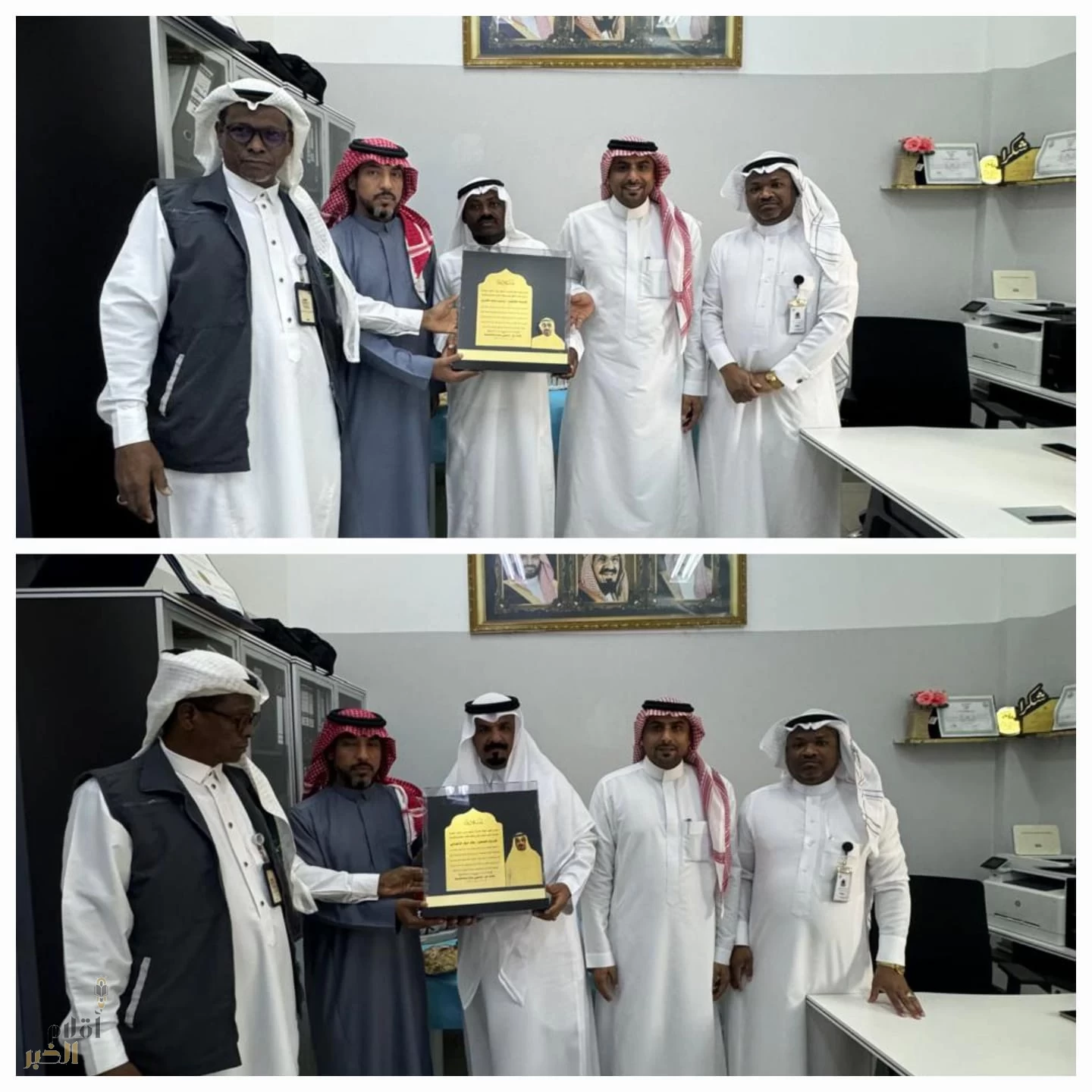 صحي الحصمة يودع الكعبي والزهراني لتقاعدهما 