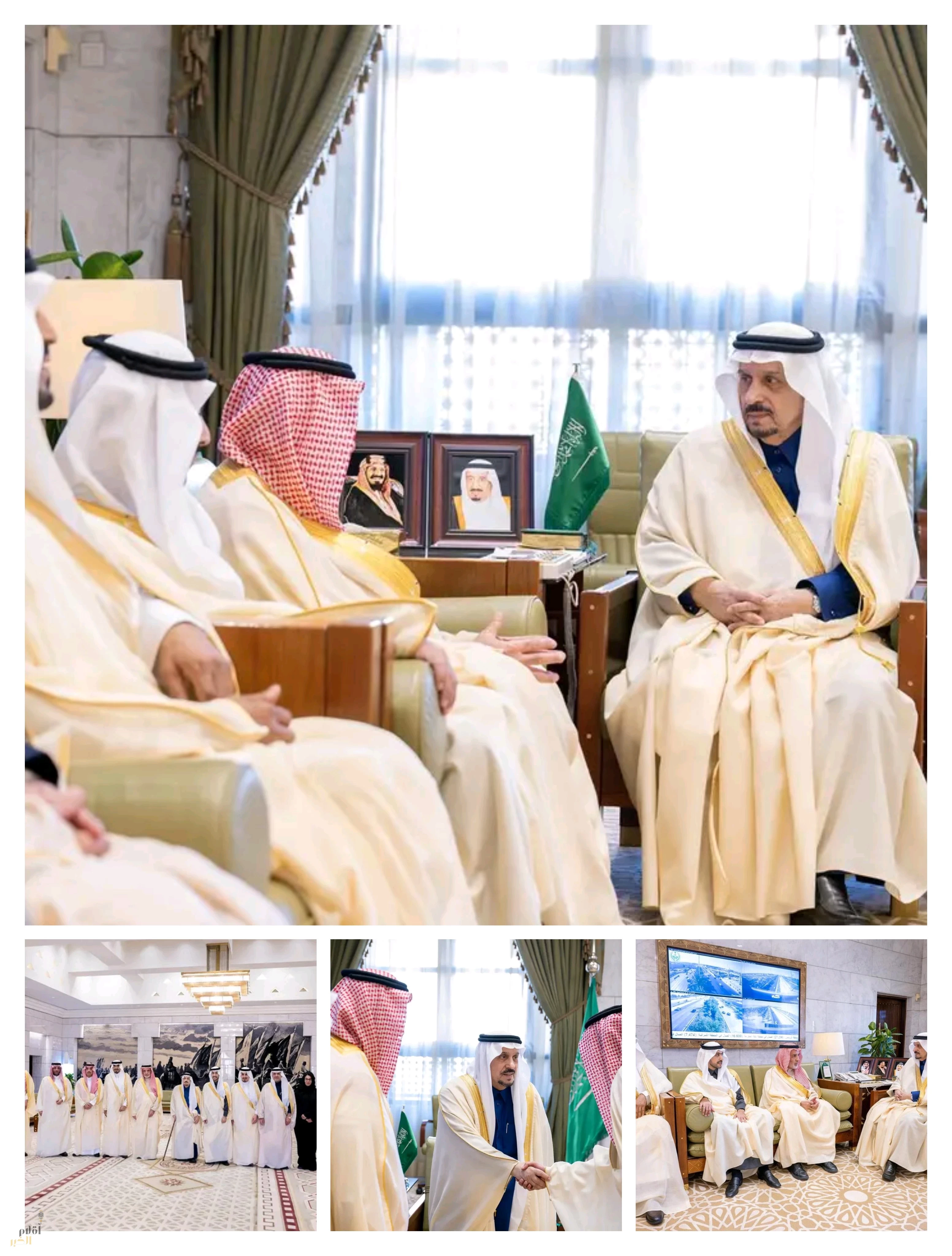 الأمير فيصل بن بندر بن عبدالعزيز يستقبل رئيس مجلس إدارة غرفة الرياض