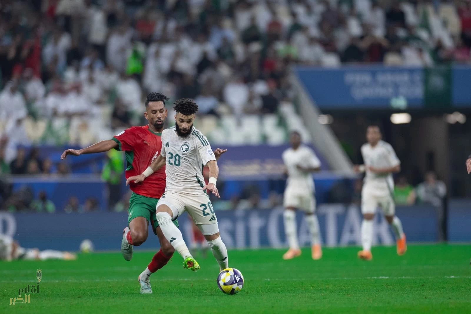 المنتخب المغربي ينتصر على الأخضر ويتأهل في صدارة المجموعة 