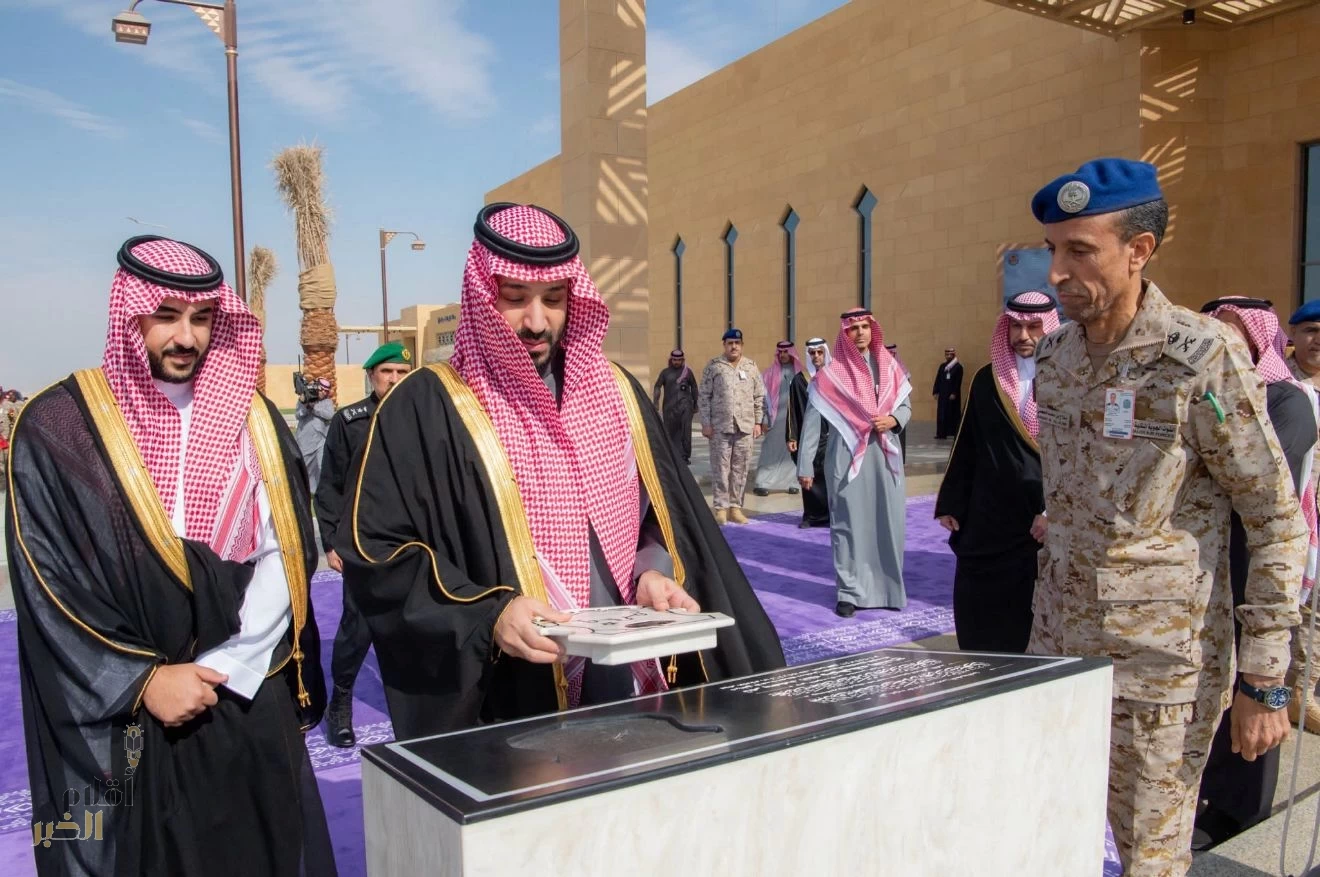 سمو ولي العهد يرعى حفل افتتاح مرافق قاعدة الملك سلمان الجوية بالقطاع الأوسط