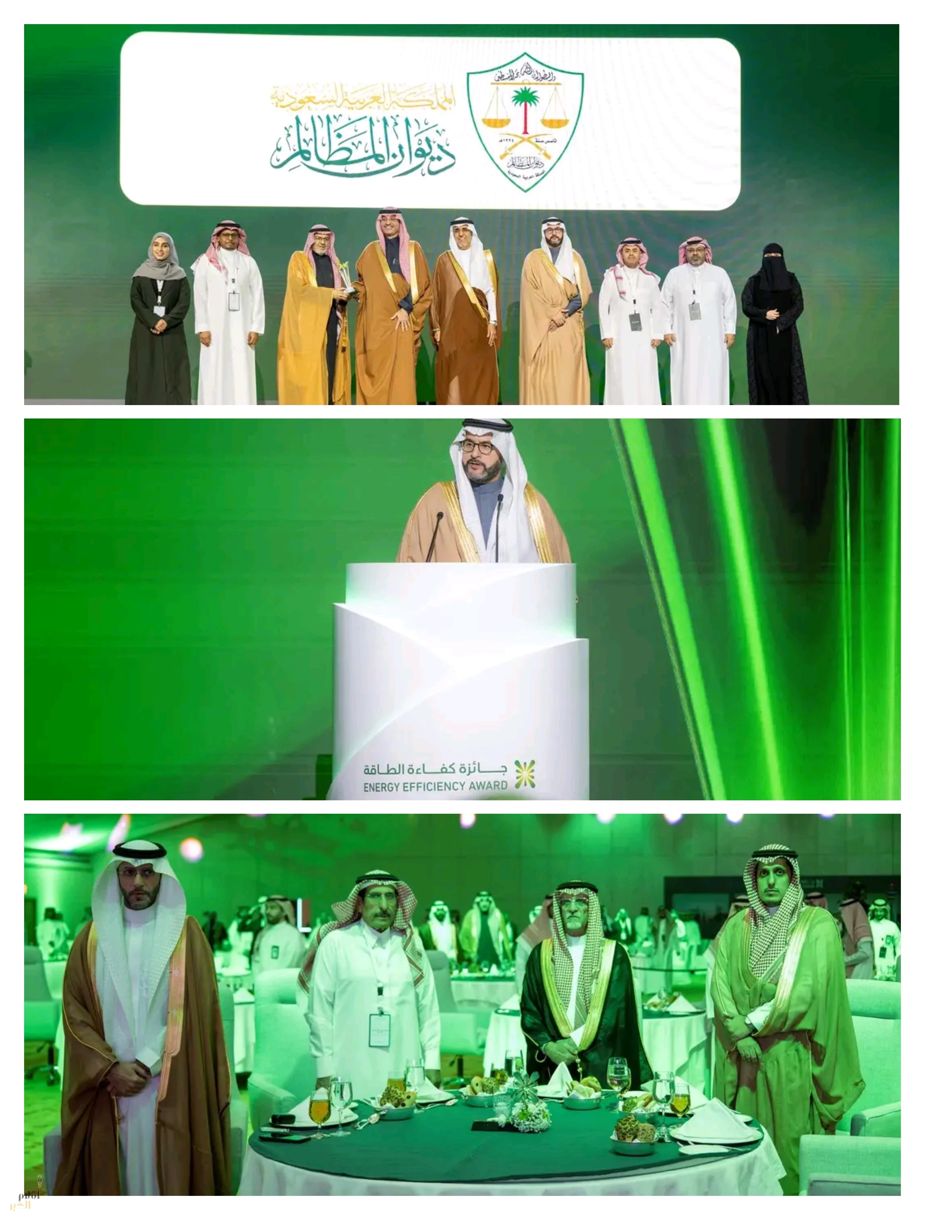 ديوان المظالم يعزّز حضوره بين الجهات الحكومية بفوزٍه بالمركز الأول في جائزة كفاءة الطاقة