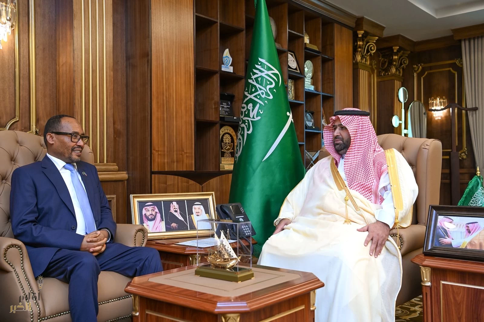 أمير منطقة جازان يستقبل سفير إثيوبيا لدى المملكة