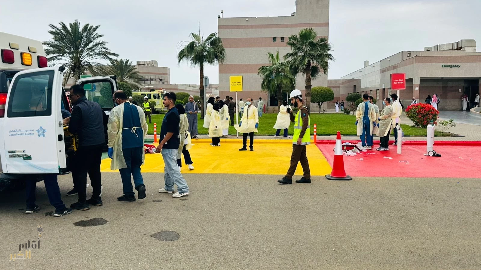 مستشفى إرادة والصحة النفسية بجازان ينفّذ أقوى تمرين فرضي لرفع الجاهزية والاستجابة للطوارئ