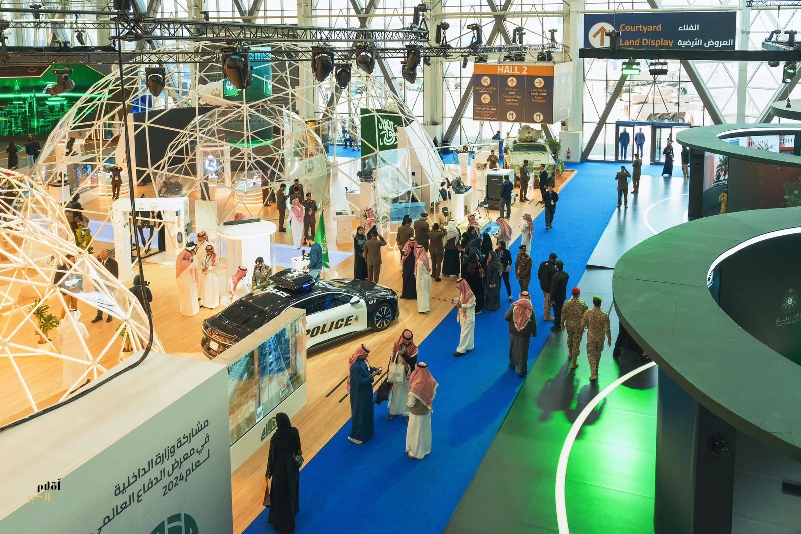 وزارة الداخلية في معرض الدفاع العالمي : الأمن والسلامة واستدامة البيئة صناعة سعودية