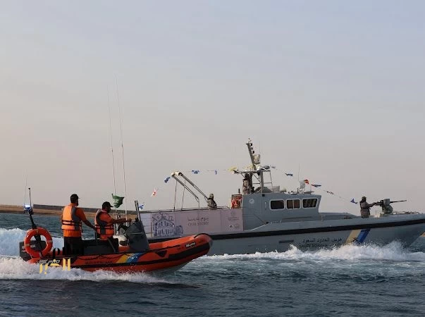 المديرية العامة لحرس الحدود تقيم عروضًا برية وبحرية احتفاءً بذكرى يوم التأسيس