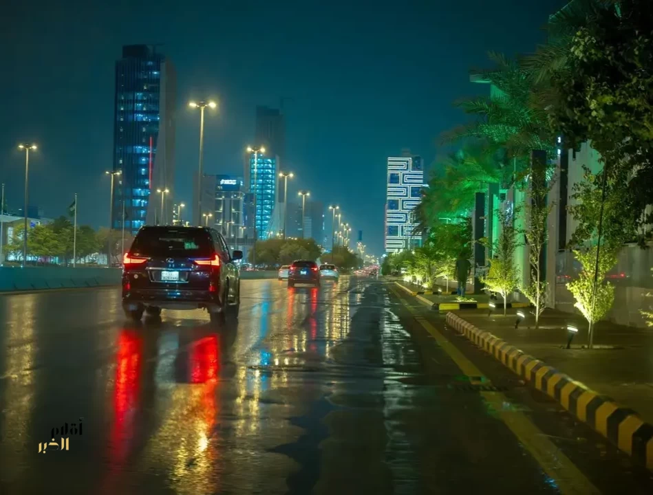 أمطار على العاصمة الرياض