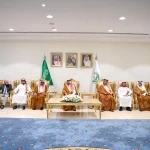 الأمير ناصر بن جلوي يستقبل رئيس جامعة جازان ووفد الجامعة المشارك في معرض جنيف الدولي للاختراعات 2026