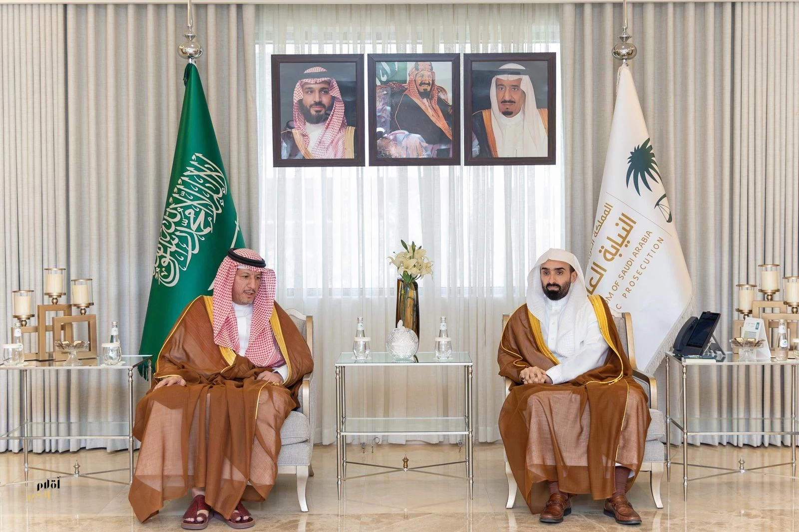 معالي النائب العام يستقبل معالي رئيس هيئة الرقابة ومكافحة الفساد