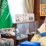 أمير المدينة المنورة يستقبل قائد حرس الحدود بالمنطقة